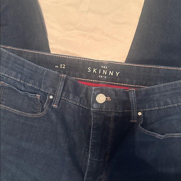 White House Black Market Dark Blue Ankle Jeans - Picture 5 of 5